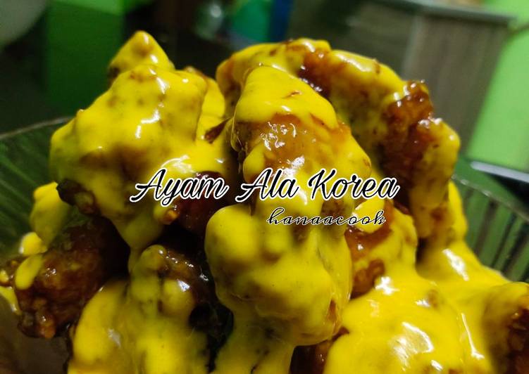 Ayam Ala Korea Versi Pedas