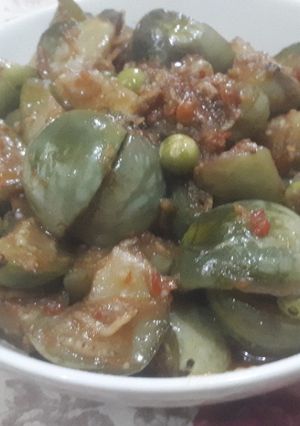 Foto resep Tumis terong dan cekokak