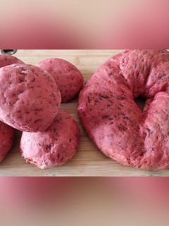 Una foto de Pan de remolacha