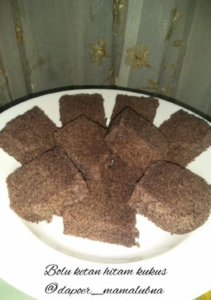 Foto resep Bolu ketan hitam kukus takaran sendok