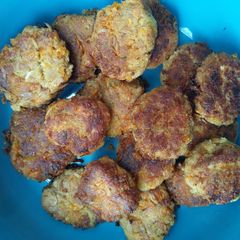 A picture of Tuna fish frikkadel.