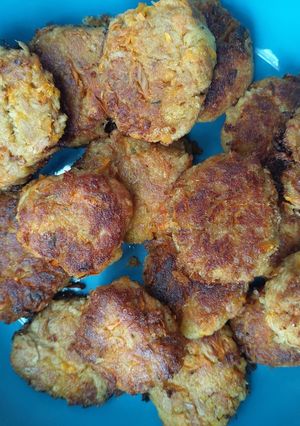 A picture of Tuna fish frikkadel.