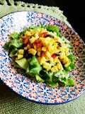 Ensalada de mango con mostaza-miel