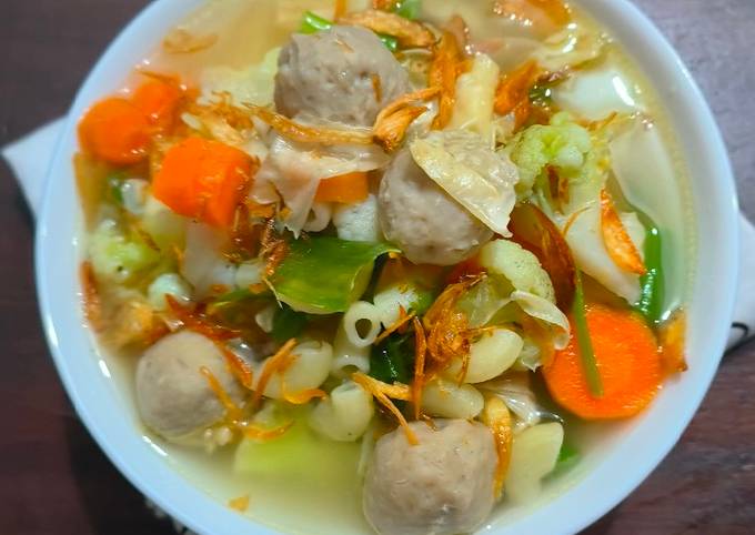 Resep Sop Baso Simple Oleh Martian Prasetyani Cookpad