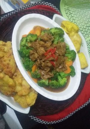 Foto resep 8. Brokoli Cah Daging