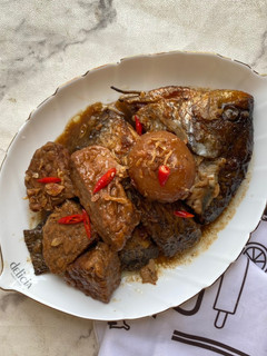 Foto resep Semur Ikan Gurame Tahu Tempe