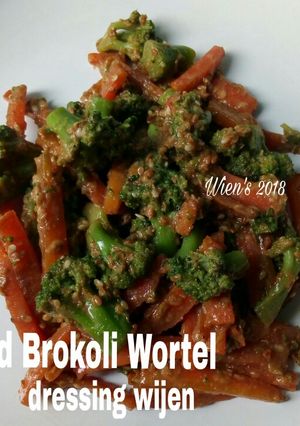 Foto resep Salad Brokoli Wortel dressing wijen