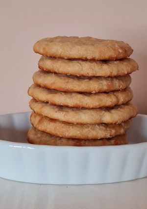 Una foto de Galletas de avena y quesos 🧀 Galletas saladas de la vaga 🤭