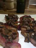 Filet Mignon con champiñones
