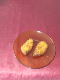 Una foto de Mejillones rellenos de chaca y langostinos