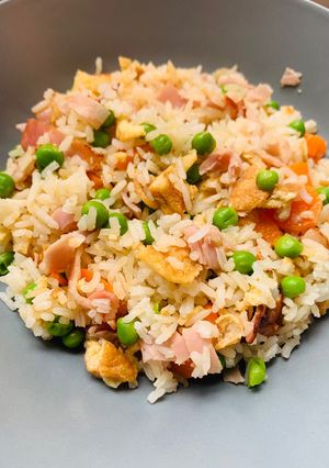 Una foto de Arroz estilo tres delicias