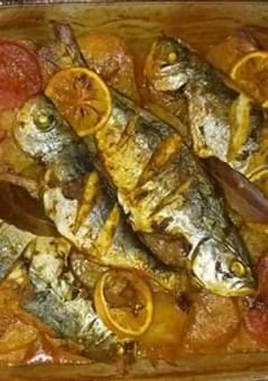 صورة لوصفة طبق السمك في الفرن