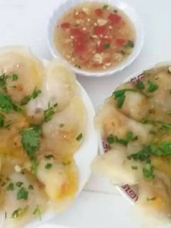 Hình của món Bánh lọc trần.