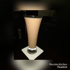 Chocolate banana smoothie A picture of Chocolate banana smoothie.