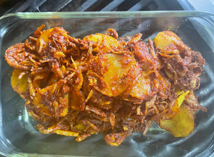 Gambar Sambal Kentang Ikan Bilis Balado