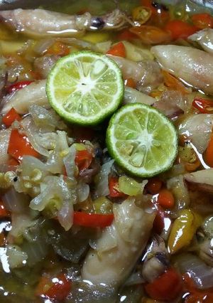Foto resep Cumi asin tumis bombay