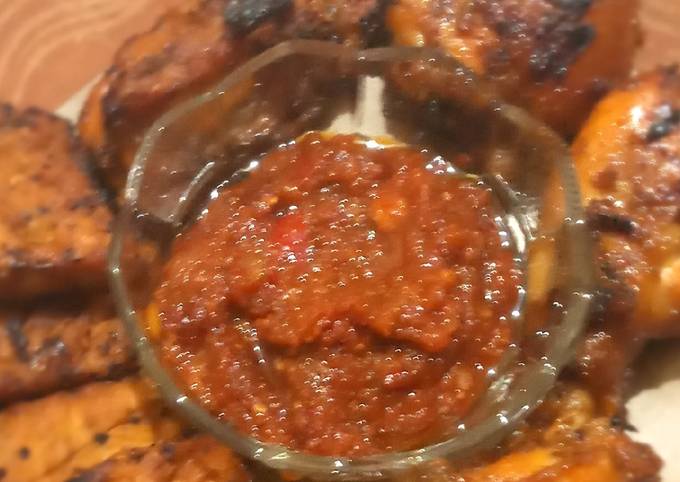 Sambal ayam kalasan