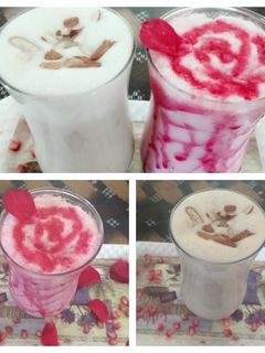 Apple Rose Milk Shake Recipe by Uzma Syed - Cookpad