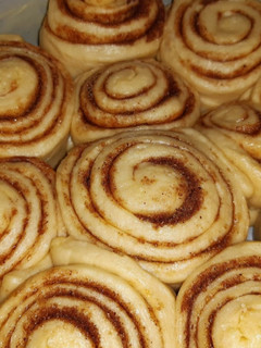 A picture of Cinnamon rolls.