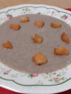 Una foto de Crema de champiñones