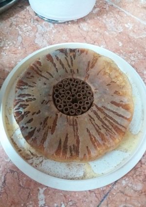صورة لوصفة كيكه بالقرفه