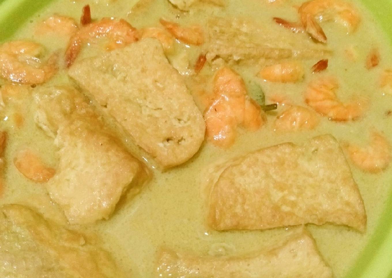 Gulai Udang Tahu
