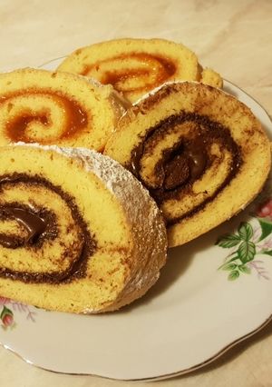 Piskótatekercs recept fotója