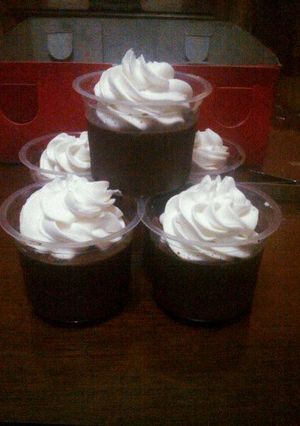 Foto resep Puding coklat whip cream 