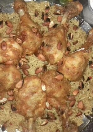 صورة لوصفة كبسة الدجاج