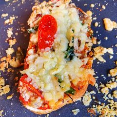 A picture of Mini pizza.