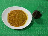 Potaje de garbanzos y pulpo