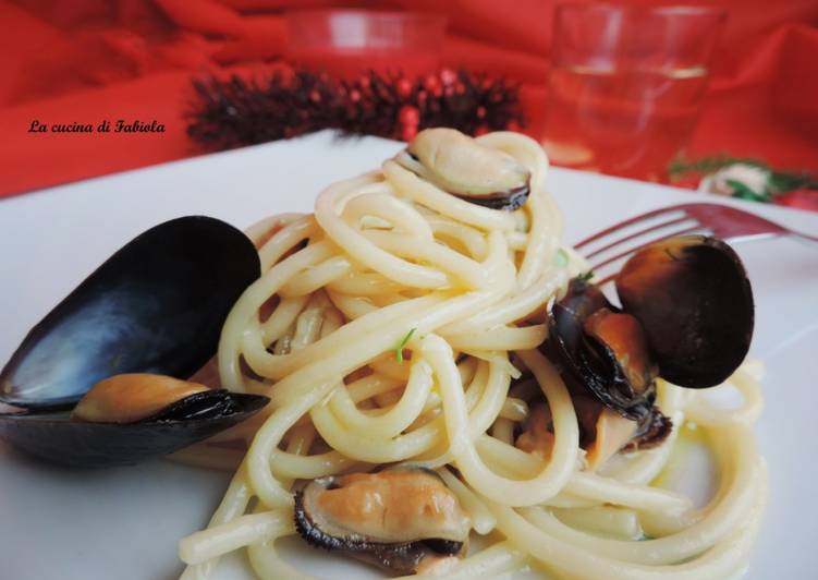 Vermicelli cozze e pecorino romano