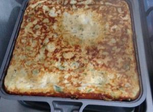 Una foto de Tortilla súper rápida de zuchinis en la Flip!