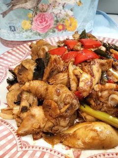 A picture of Fragrant Sweet and Spicy Chicken.