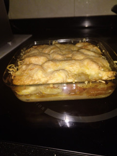 Una foto de "Lasaña" de patatas y calabacín