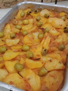 صورة لوصفة بطاطا كوشة بدون لحوم