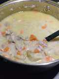 Japanese cream stew chicken imitation