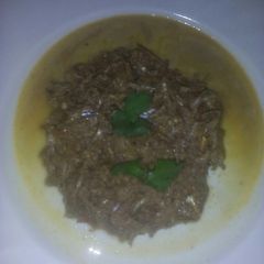 A picture of Omena in Coconut Sauce.