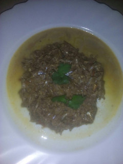A picture of Omena in Coconut Sauce.
