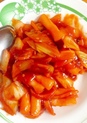 Hình của món Tokpoki - Bánh Gạo Hàn Quốc.