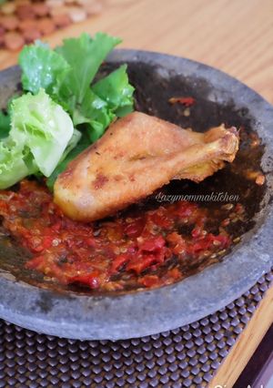 Foto resep Ayam cobek penyet