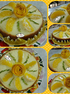 عکسی از دستور کیک پرتقالی مژده پز