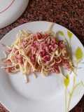 Pasta con Salchichas Frescas