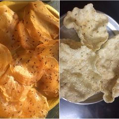 A picture of Steamed maida papad(khichiya).