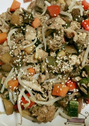 Una foto de Chop suey