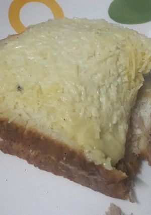 Una foto de Sándwich de atún al horno