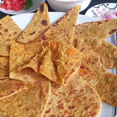 Gajar mooli parantha A picture of Gajar mooli parantha.