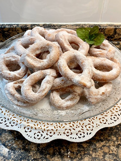 Una foto de Roscas de naranja y ricotta