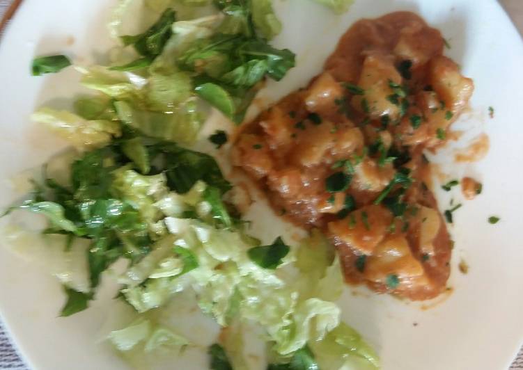 Coda di rospo con patate