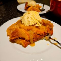 A picture of Apple Cobbler.
